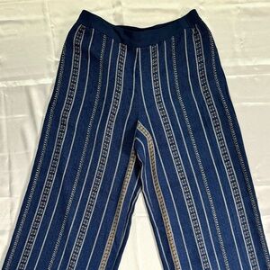 BCBGMaxAzria Wide Leg Navy Pant SZ S